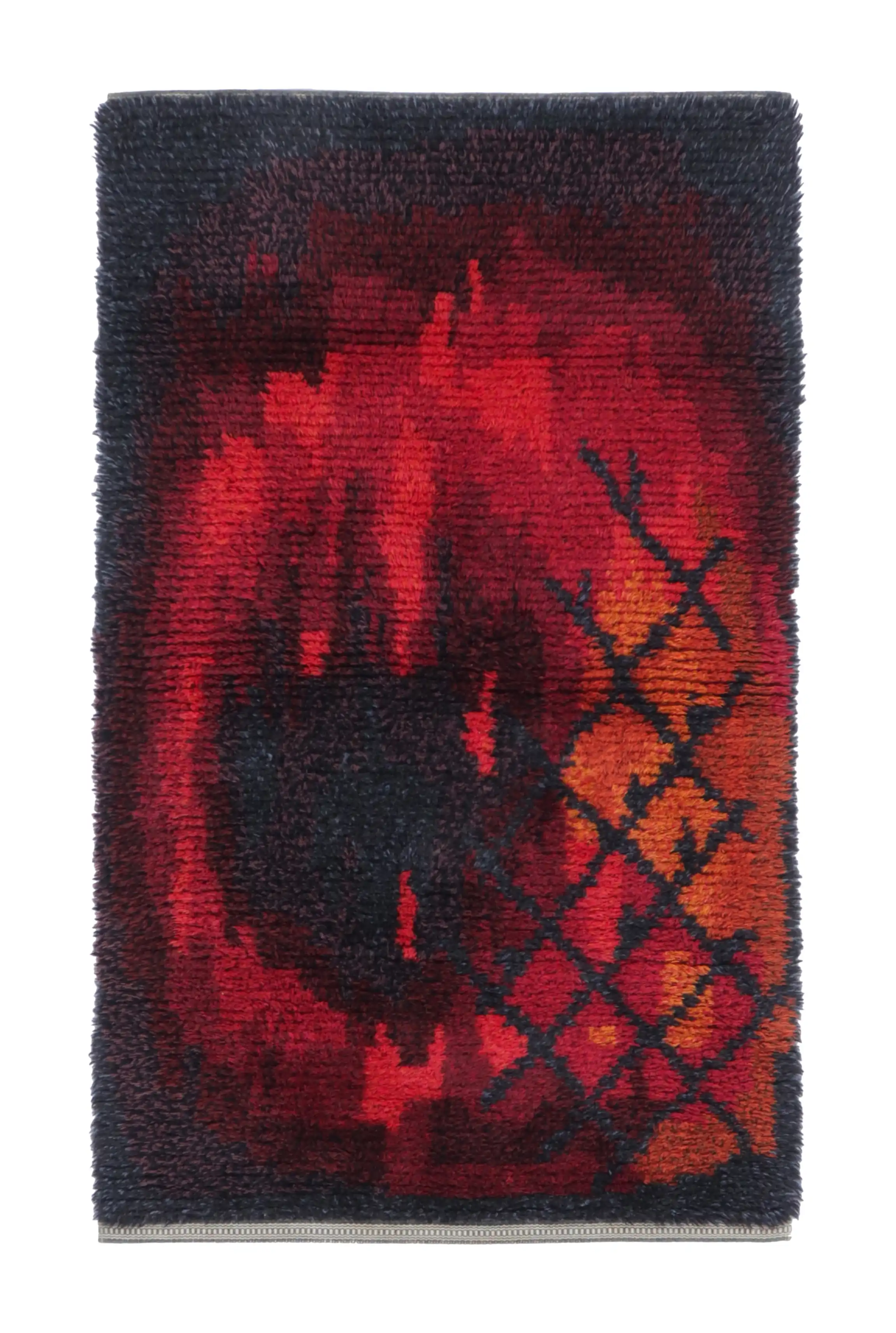Vintage Swedish Rya Rug