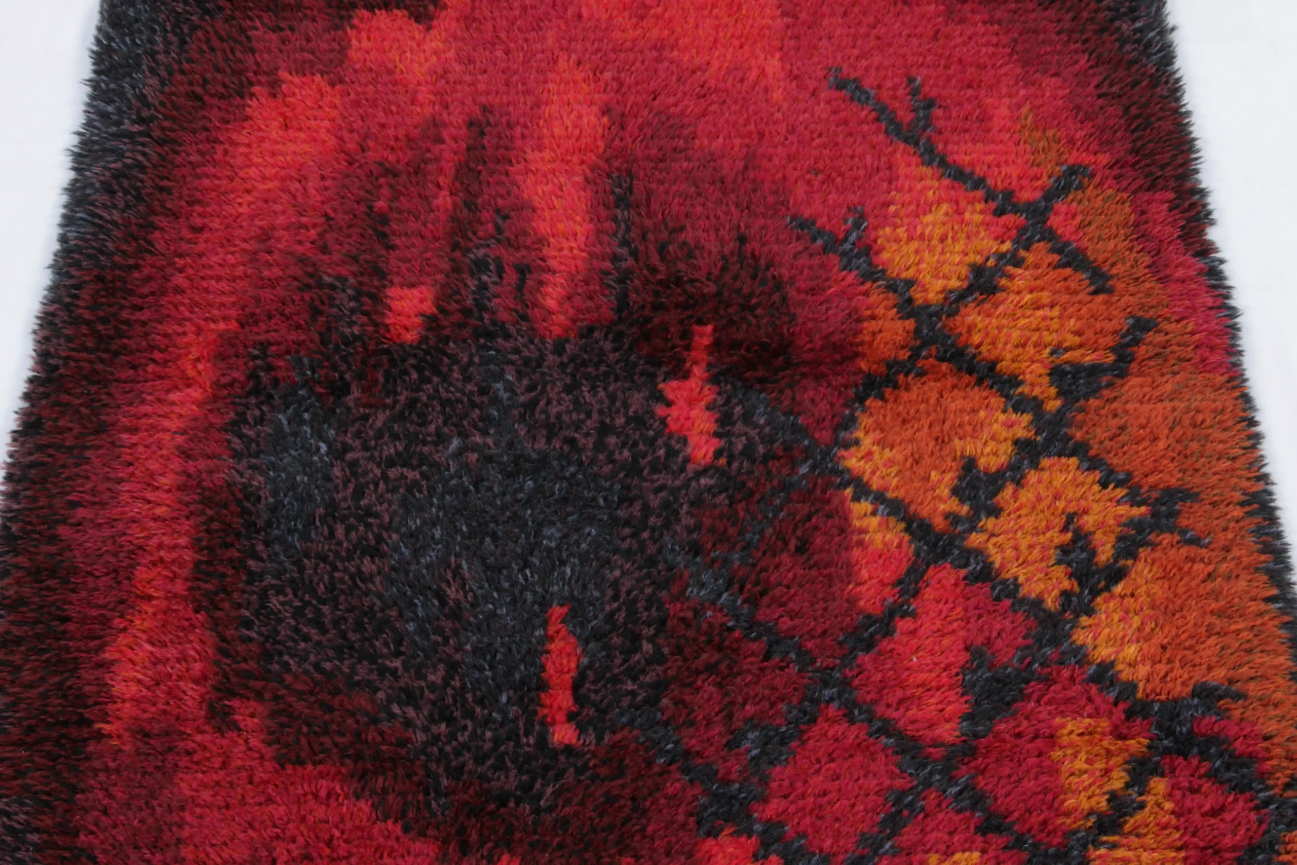 Vintage Swedish Rya Rug