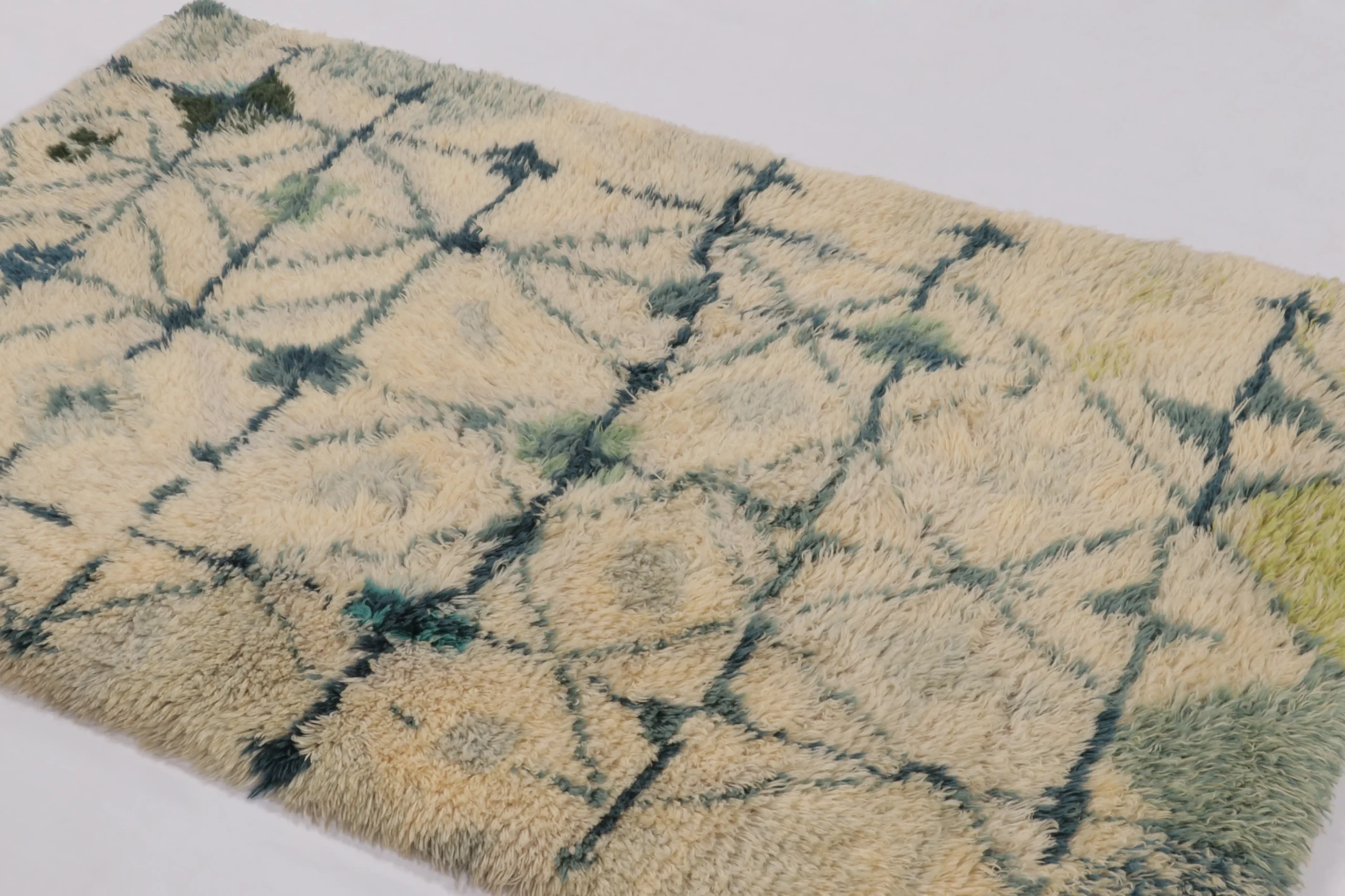 Vintage Swedish Rya Rug