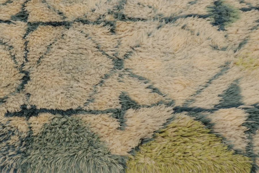 Vintage Swedish Rya Rug