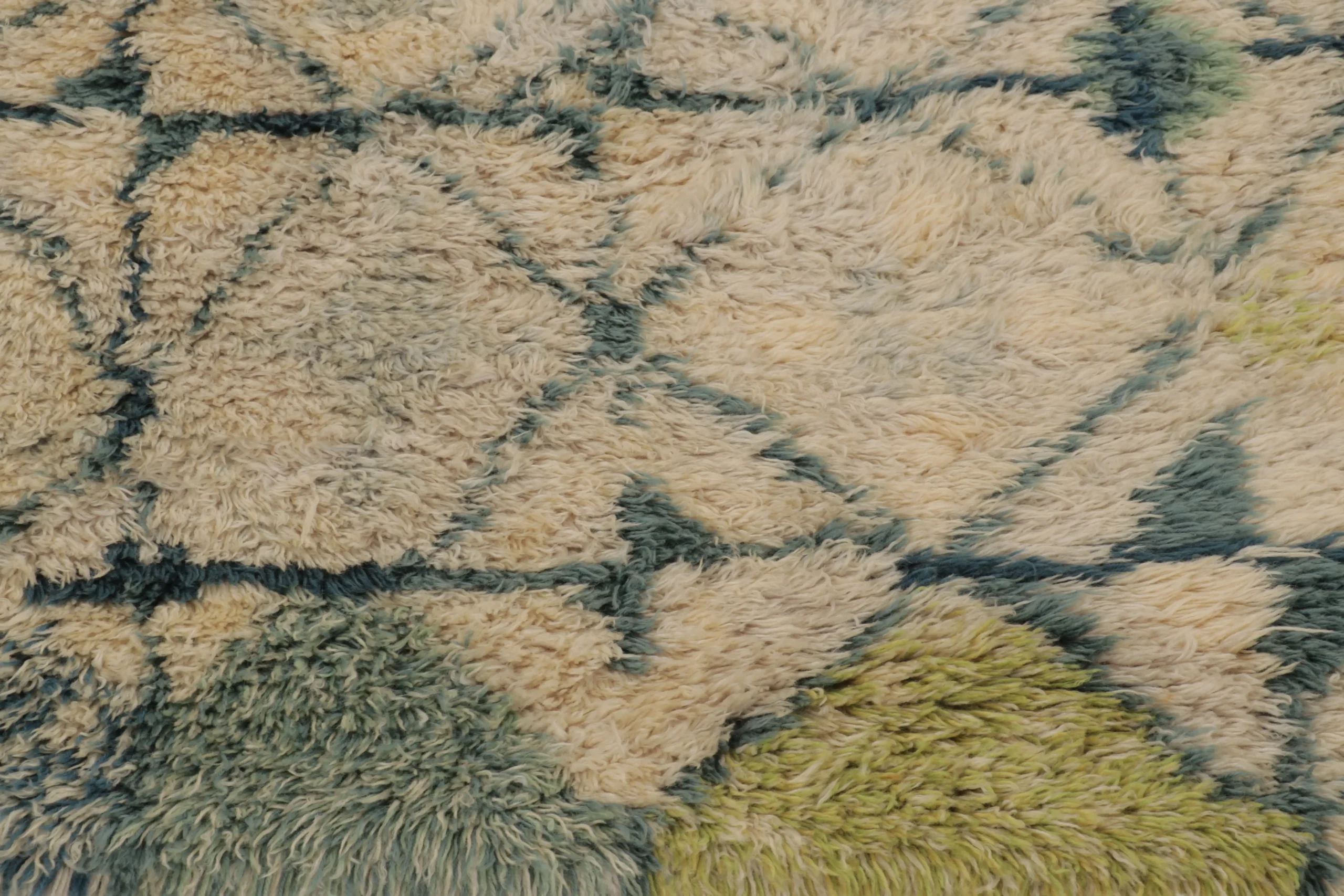 Vintage Swedish Rya Rug