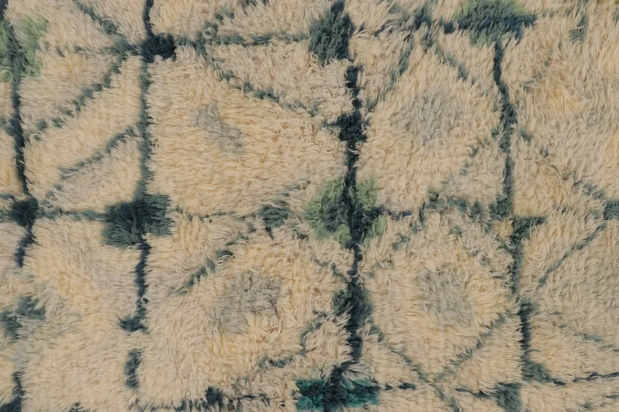 Vintage Swedish Rya Rug
