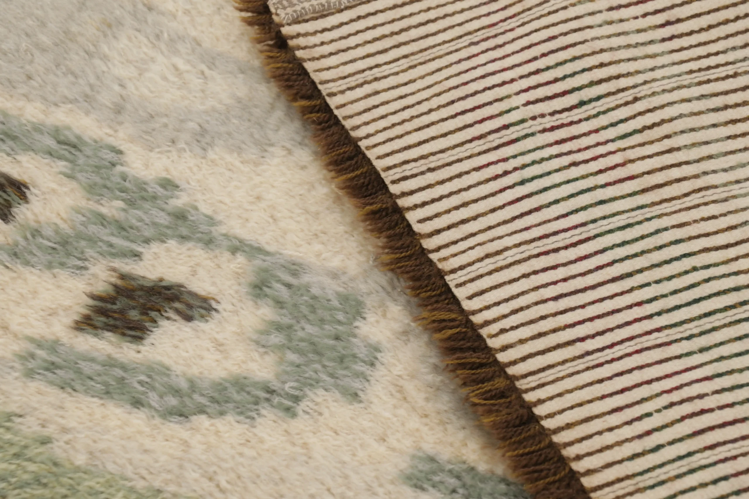 Vintage Swedish Rya Rug