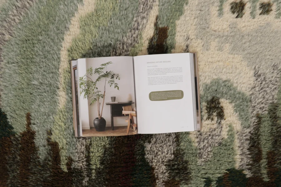 Vintage Swedish Rya Rug