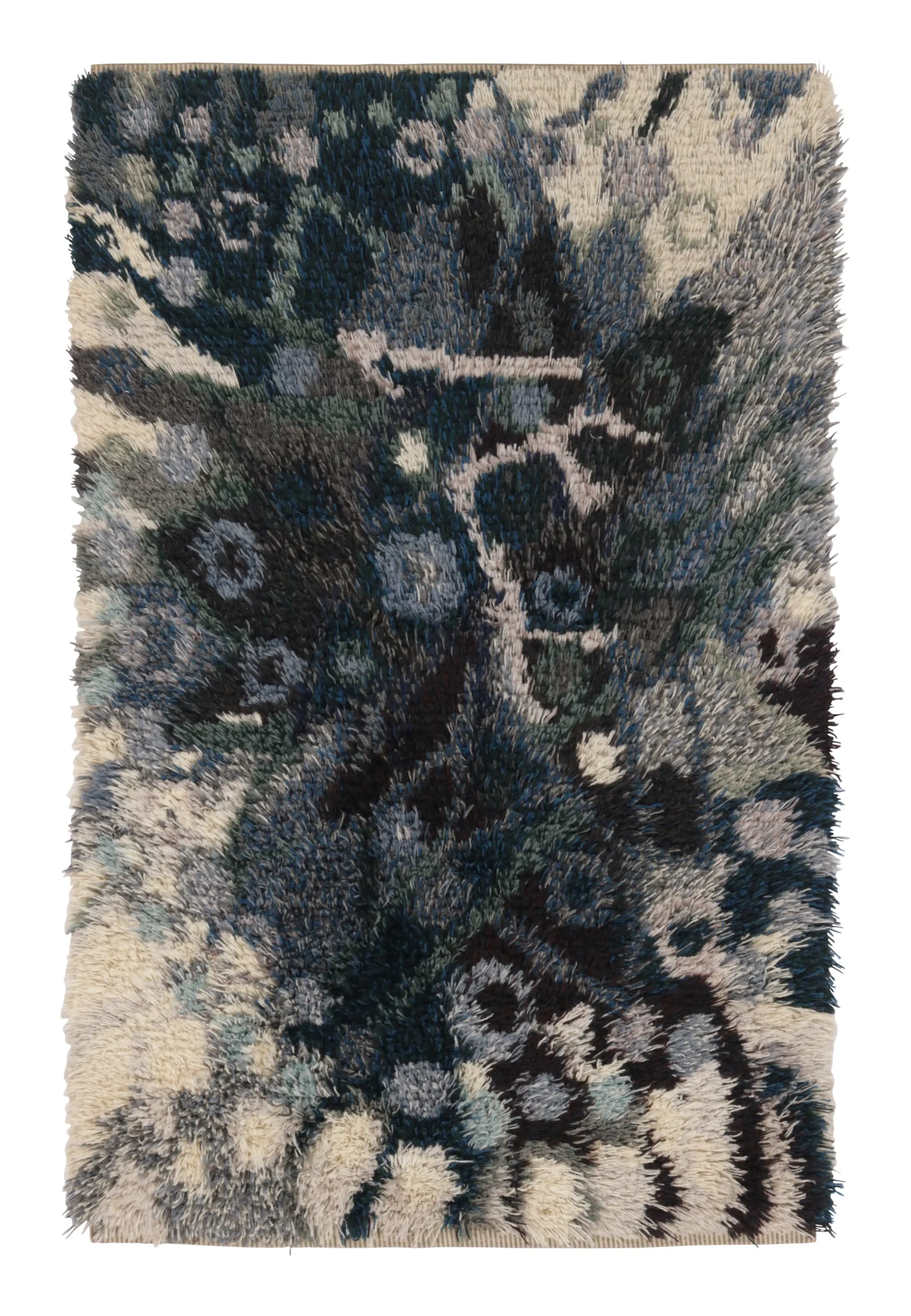 Vintage Swedish Rya Rug