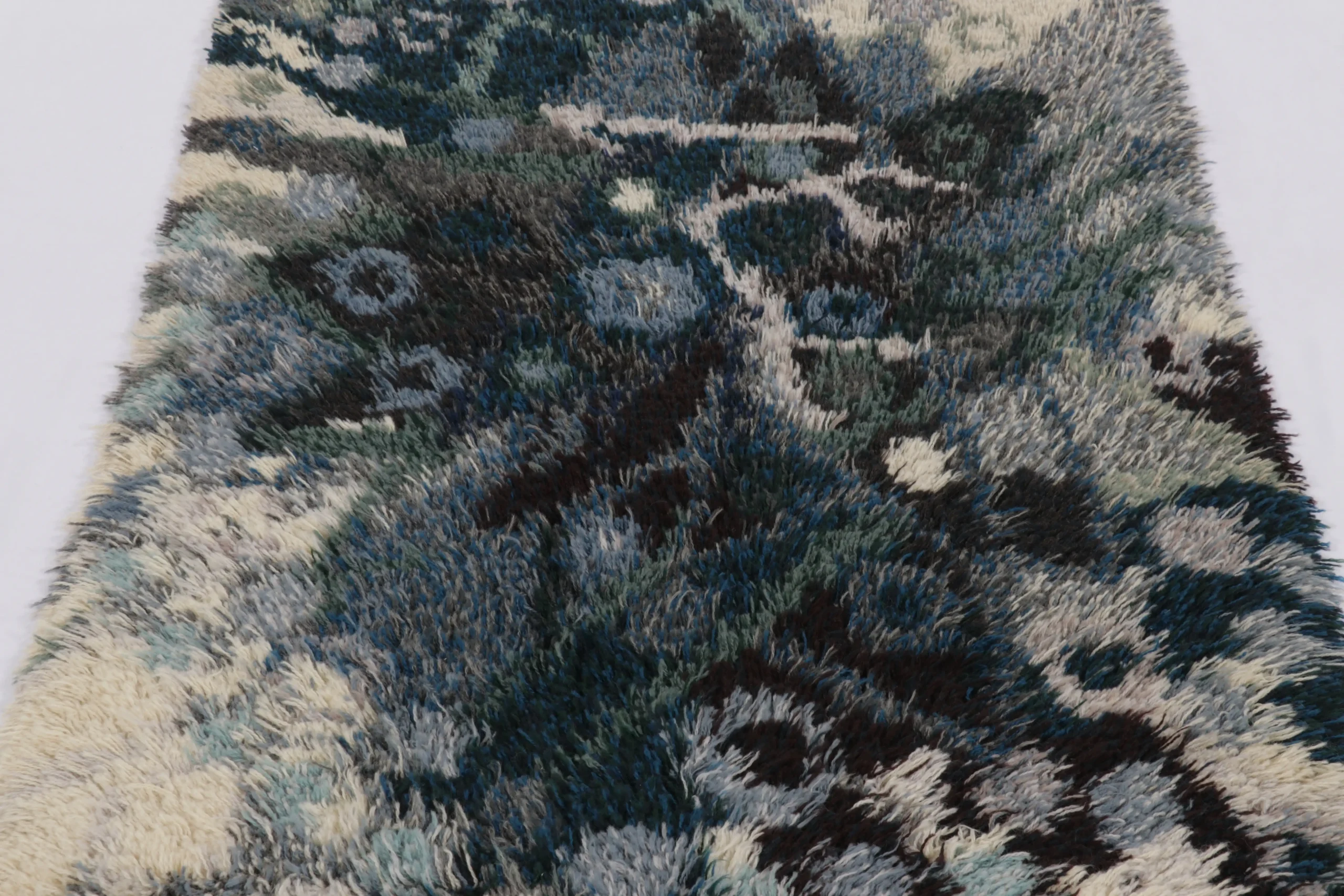 Vintage Swedish Rya Rug