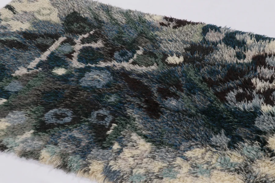 Vintage Swedish Rya Rug