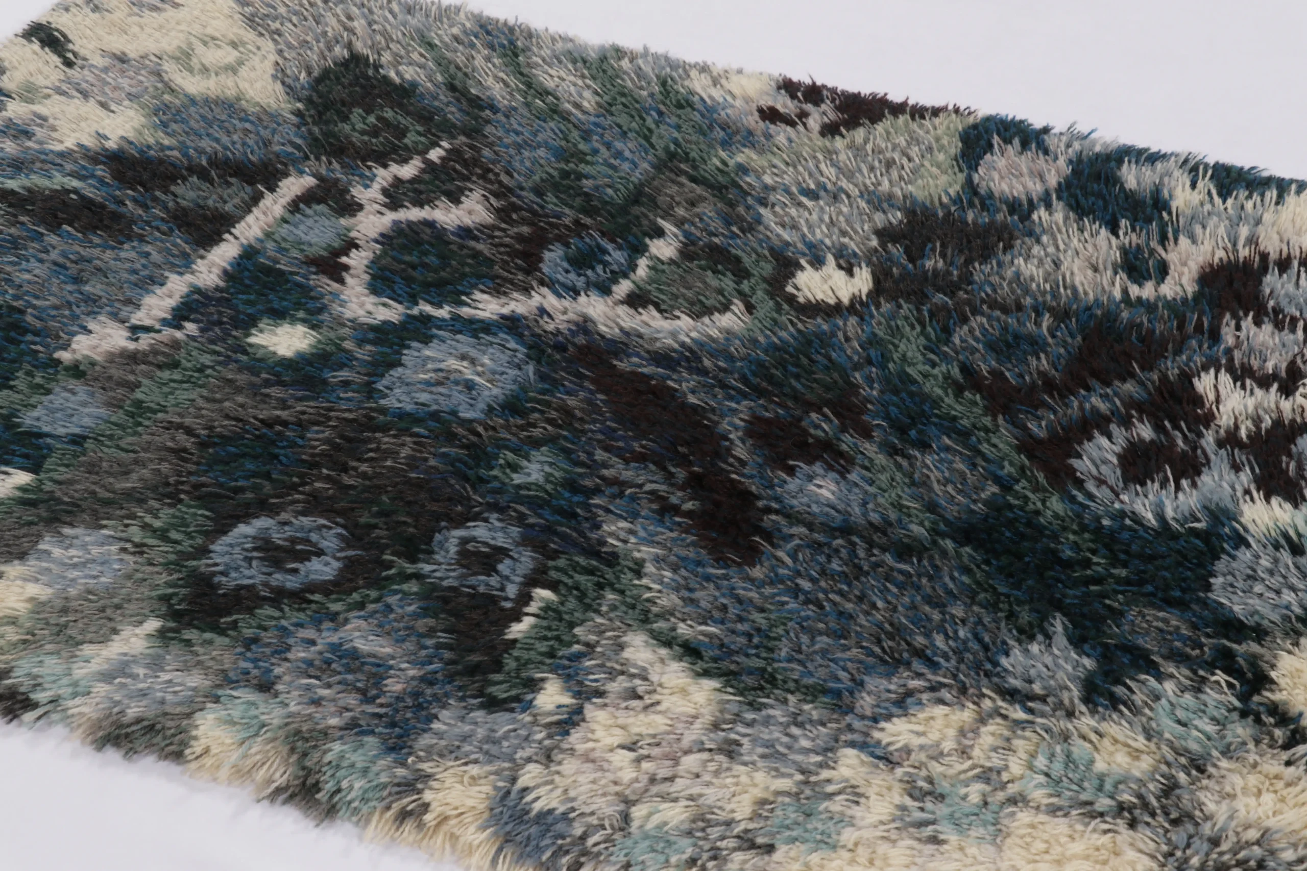 Vintage Swedish Rya Rug