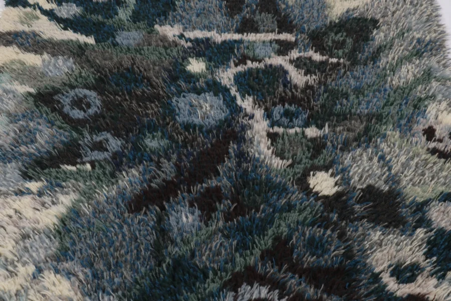 Vintage Swedish Rya Rug