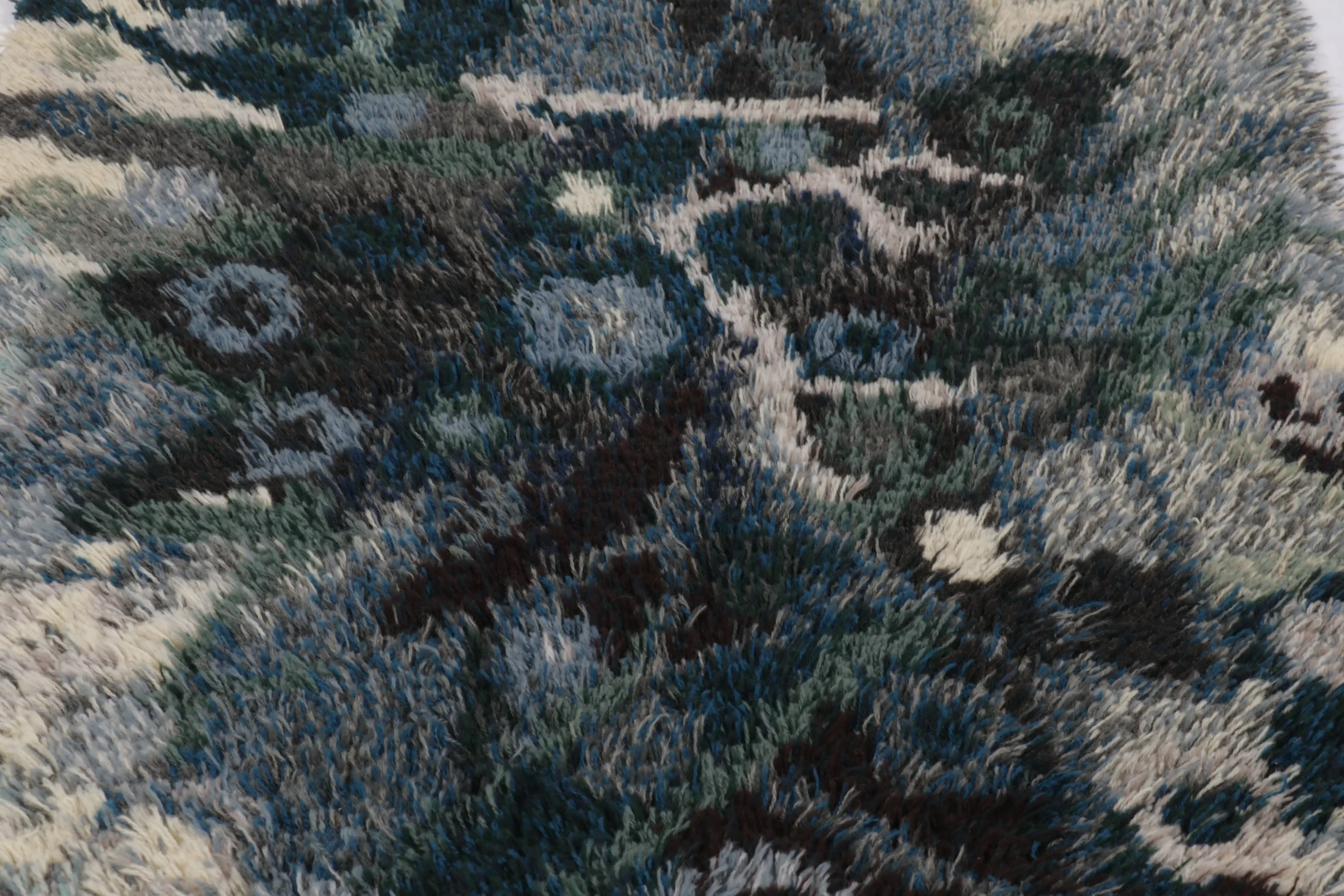 Vintage Swedish Rya Rug