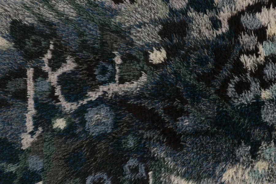 Vintage Swedish Rya Rug