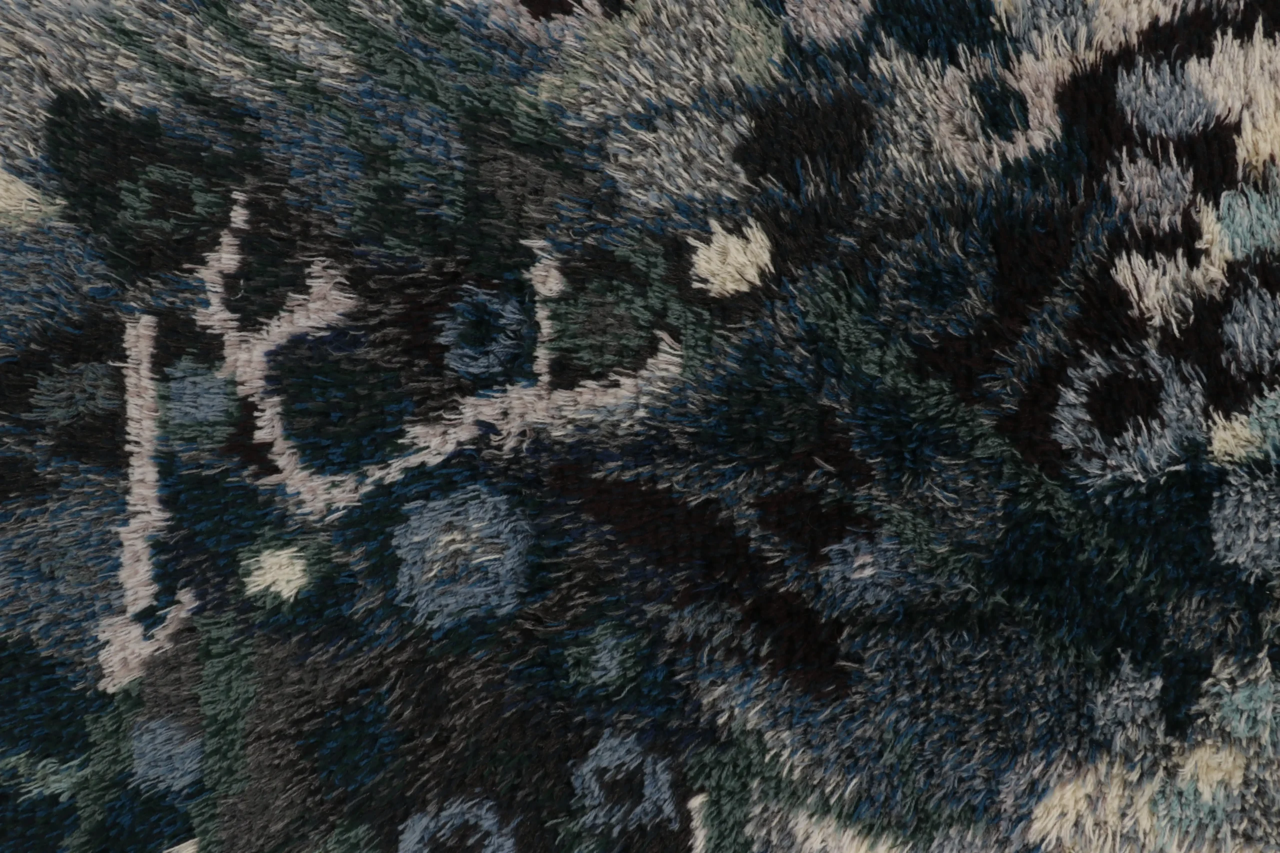 Vintage Swedish Rya Rug