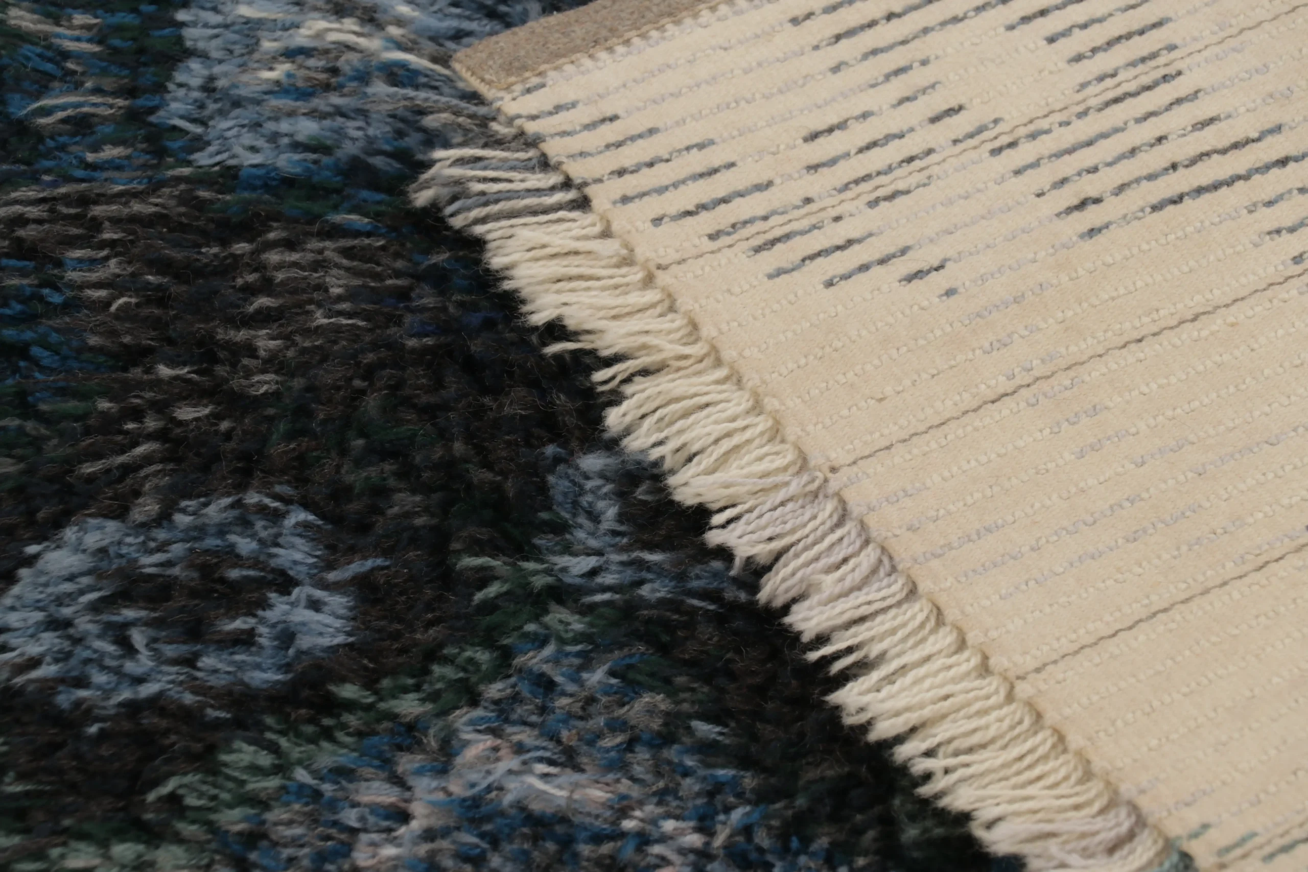 Vintage Swedish Rya Rug