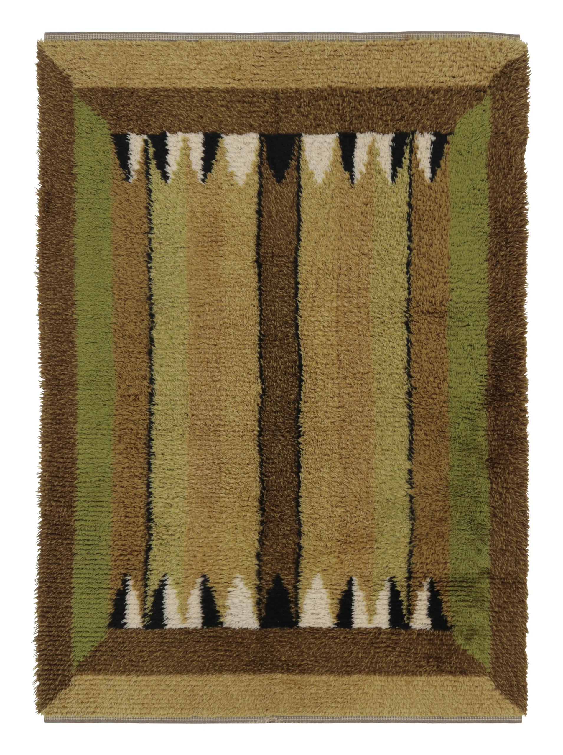 Vintage Swedish Rya Rug