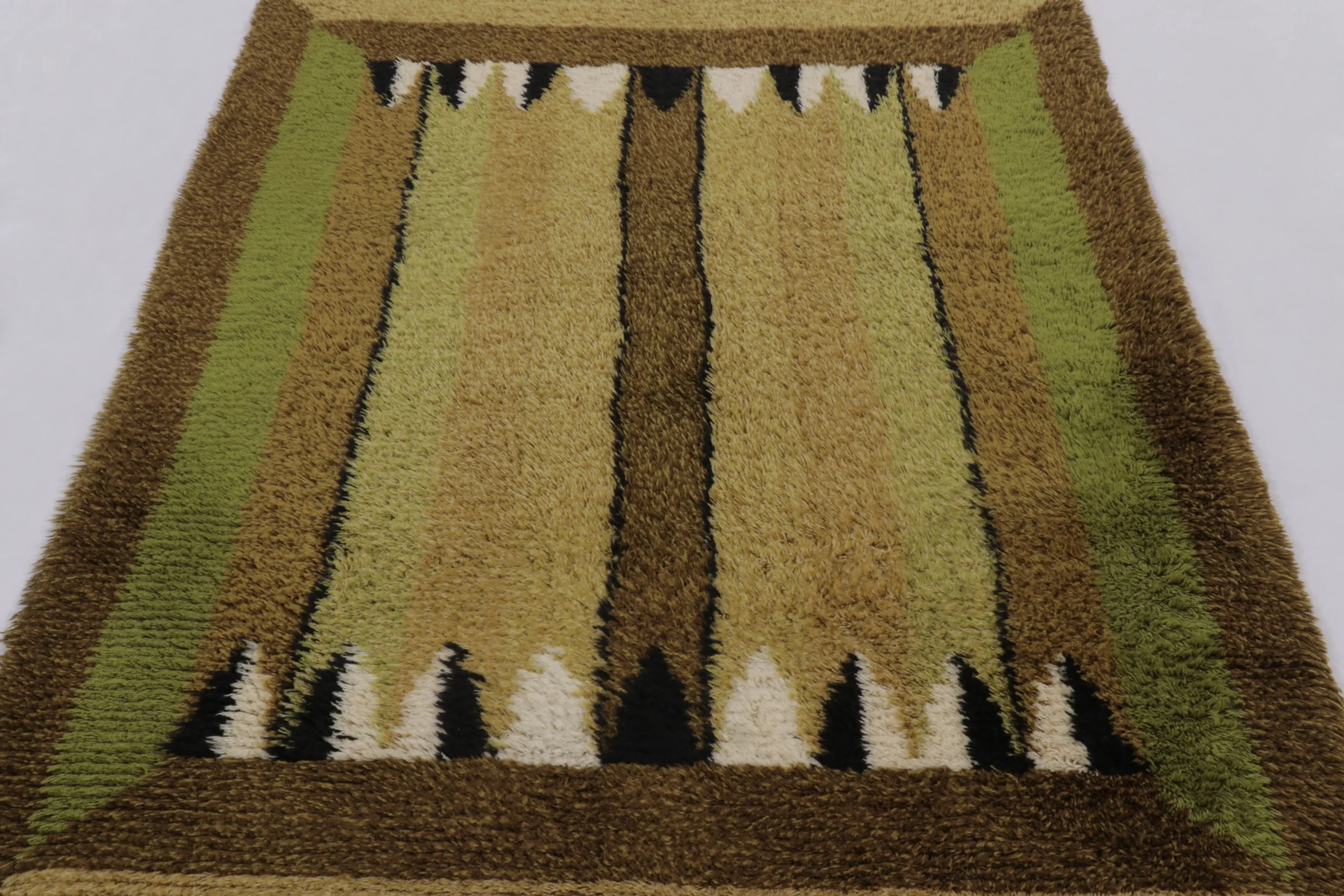 Vintage Swedish Rya Rug