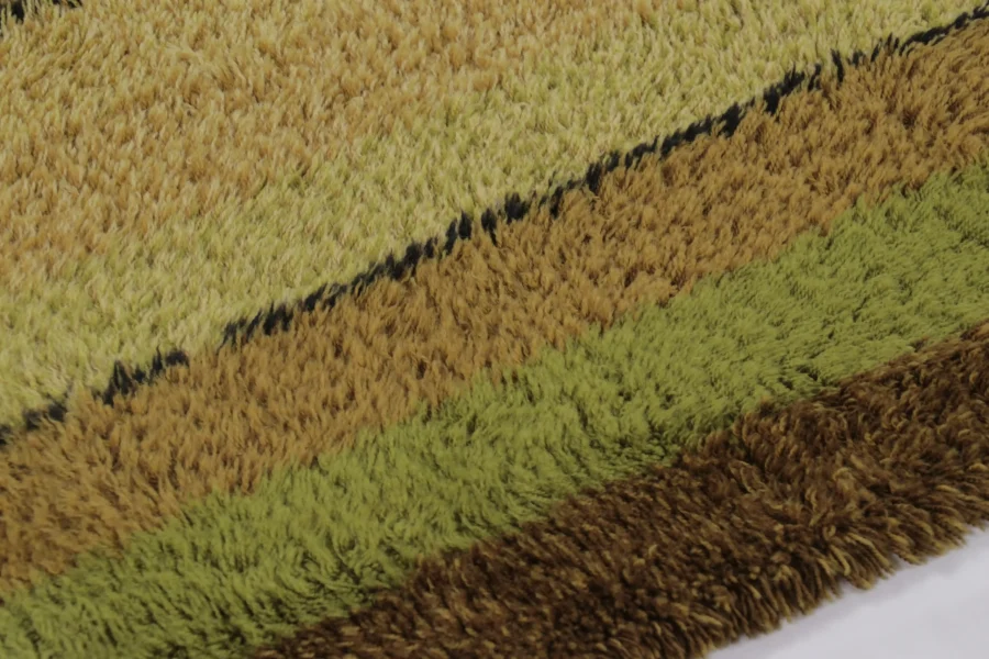 Vintage Swedish Rya Rug