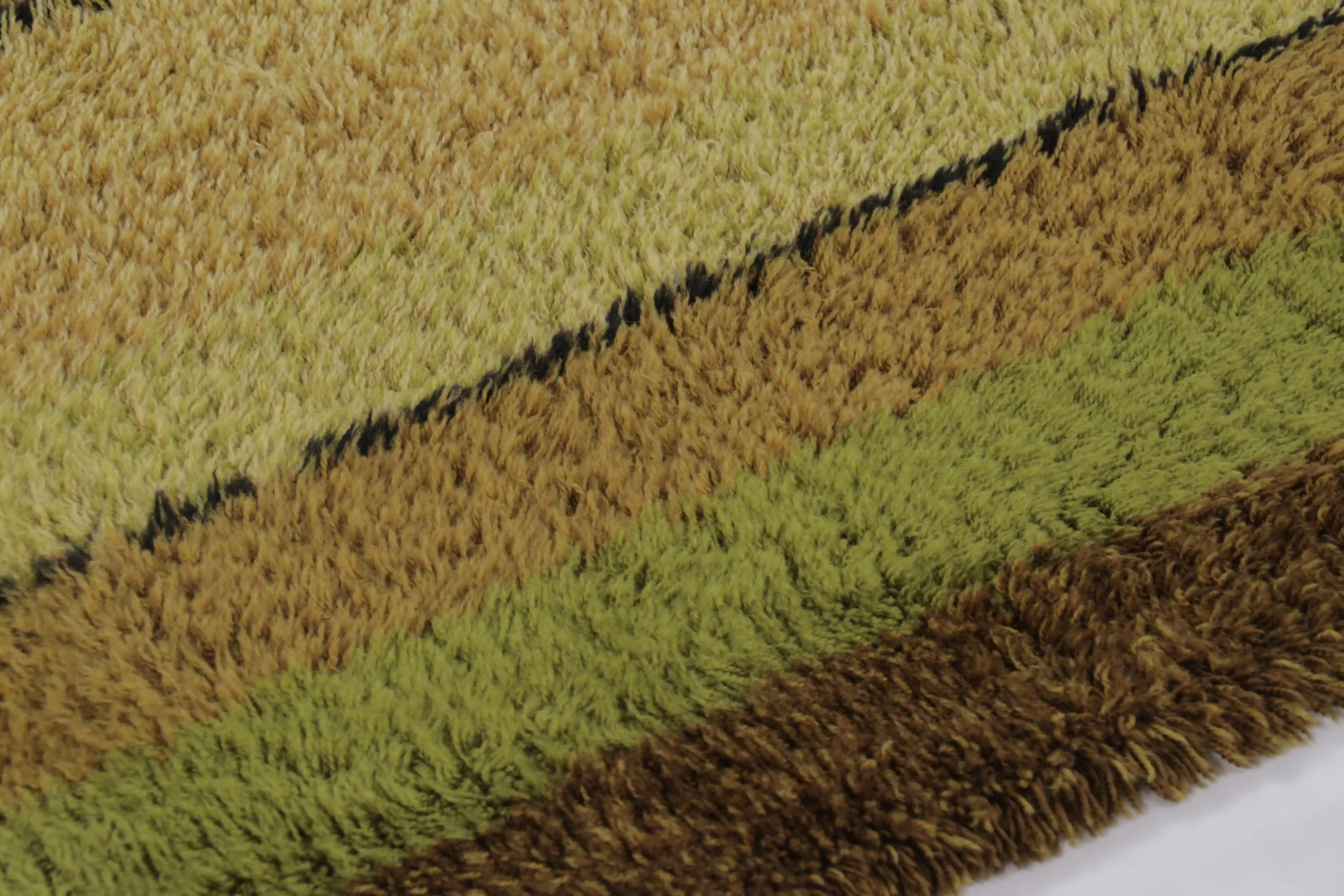 Vintage Swedish Rya Rug