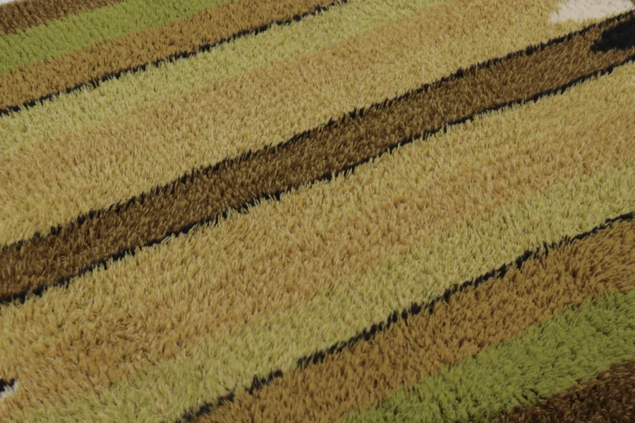 Vintage Swedish Rya Rug
