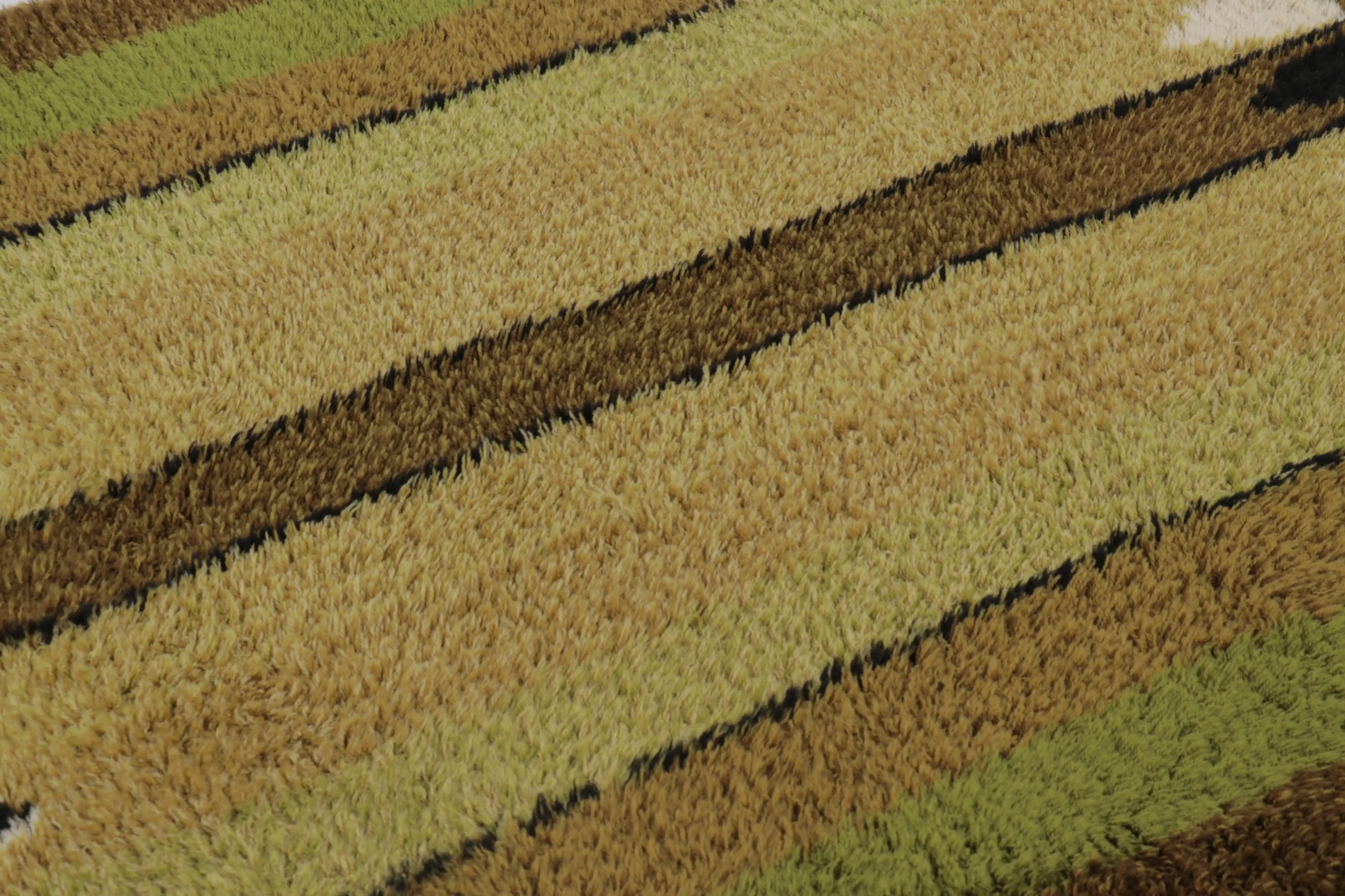 Vintage Swedish Rya Rug
