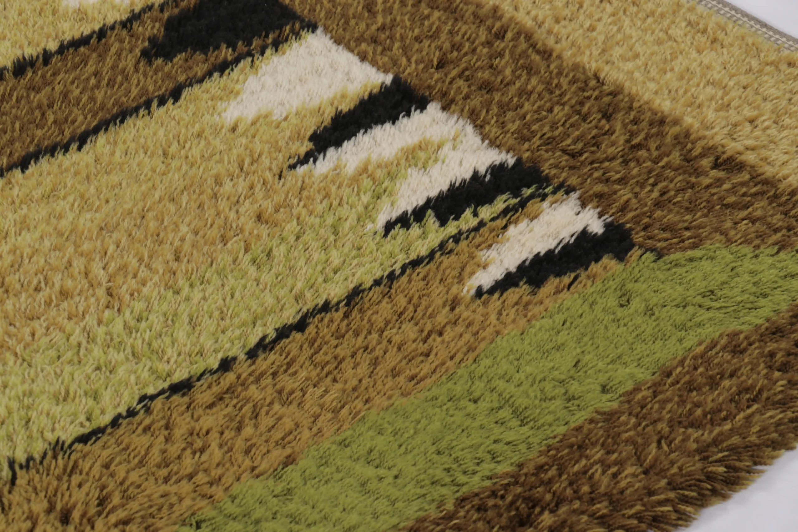 Vintage Swedish Rya Rug