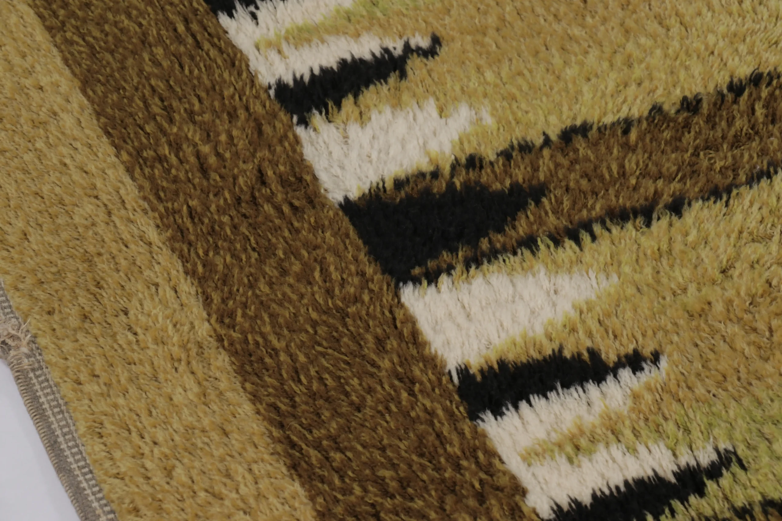 Vintage Swedish Rya Rug