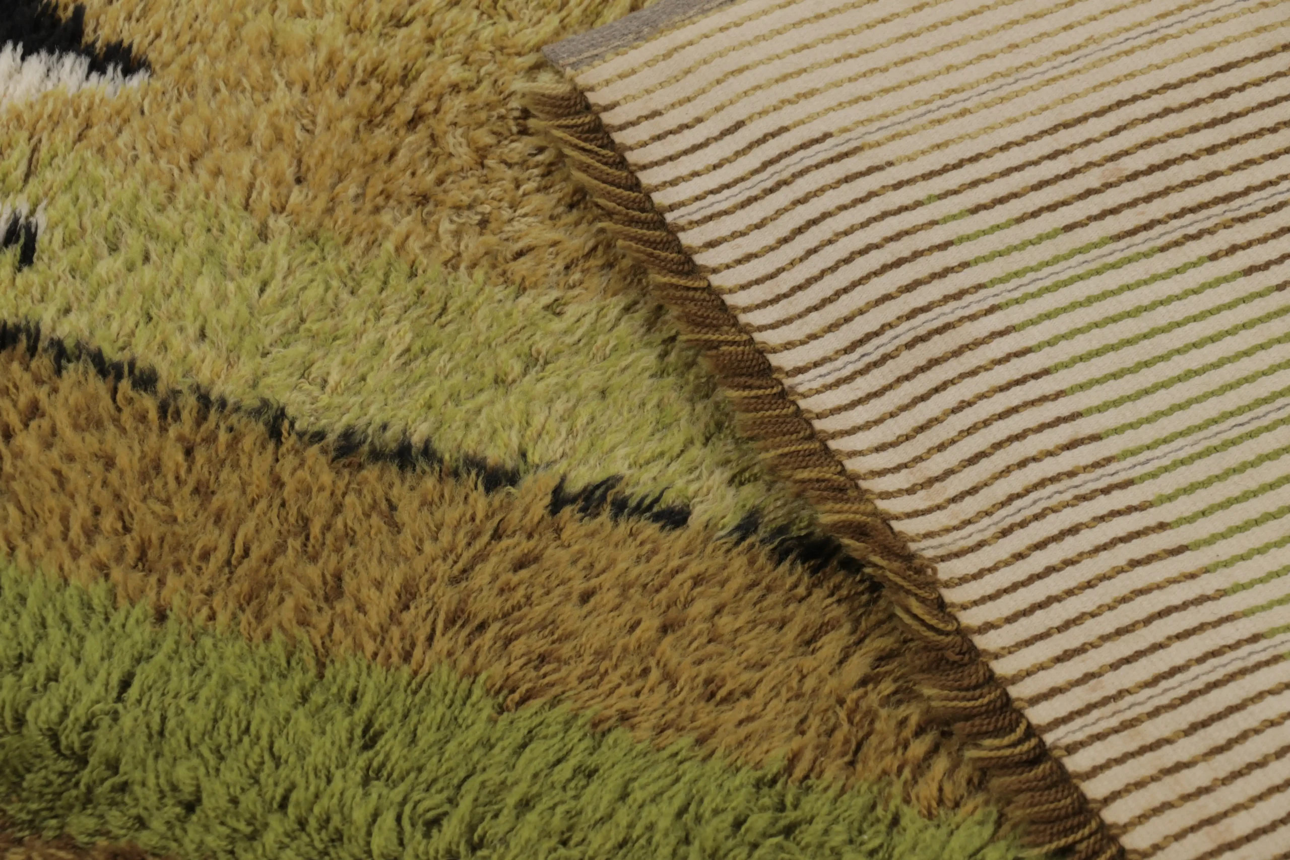 Vintage Swedish Rya Rug