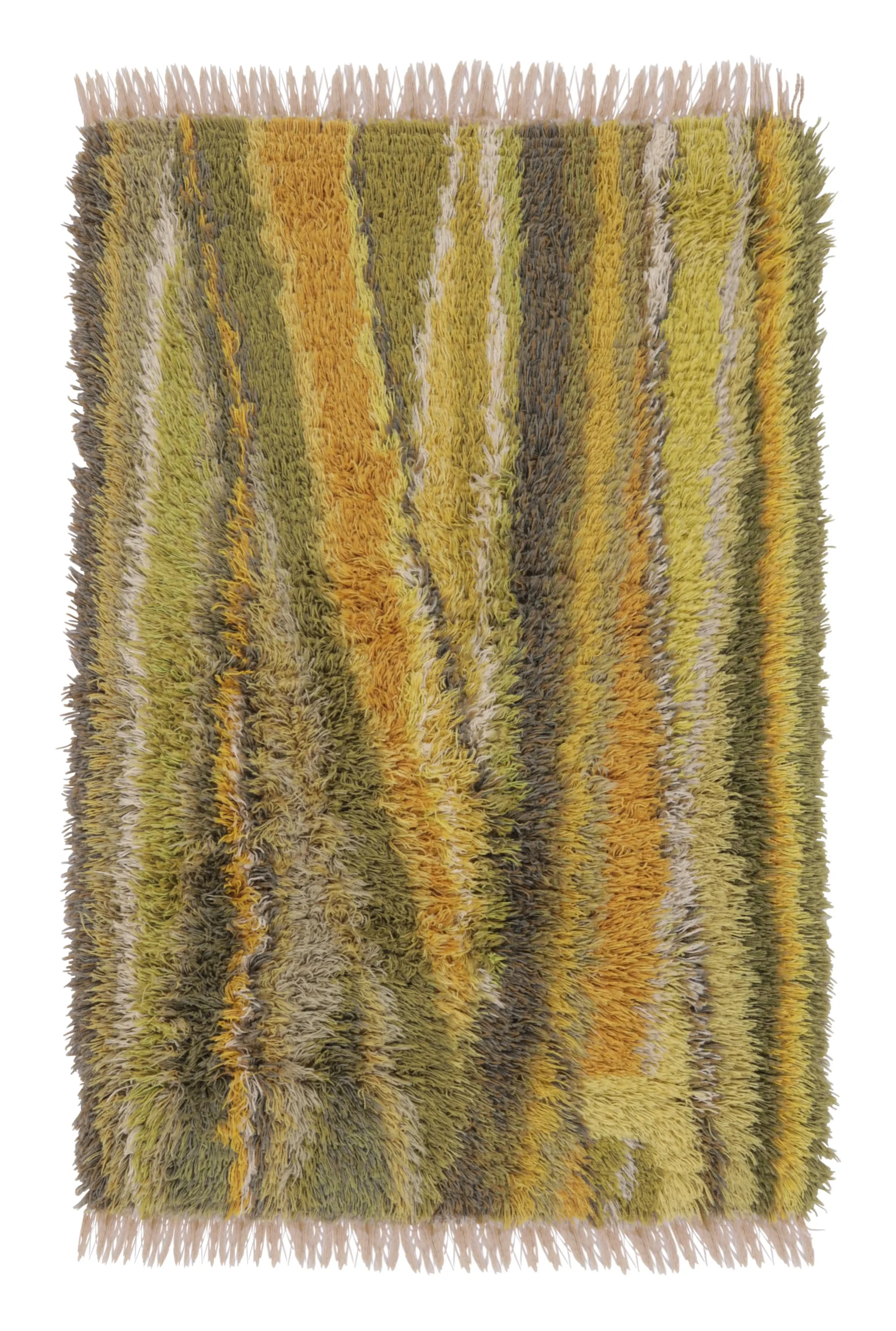 Vintage Swedish Rya Rug