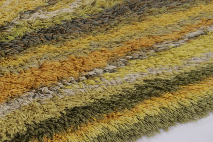 Vintage Swedish Rya Rug