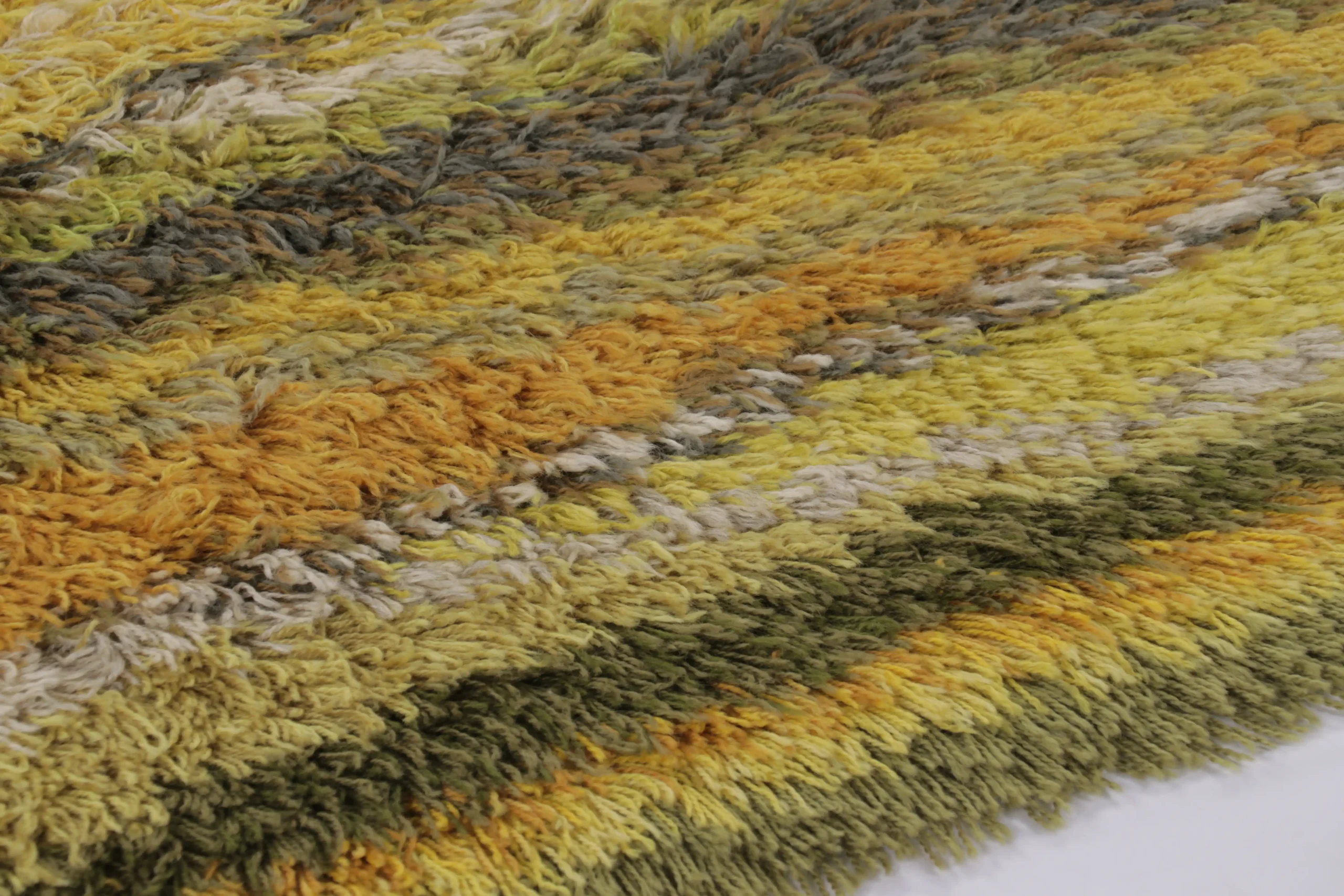 Vintage Swedish Rya Rug