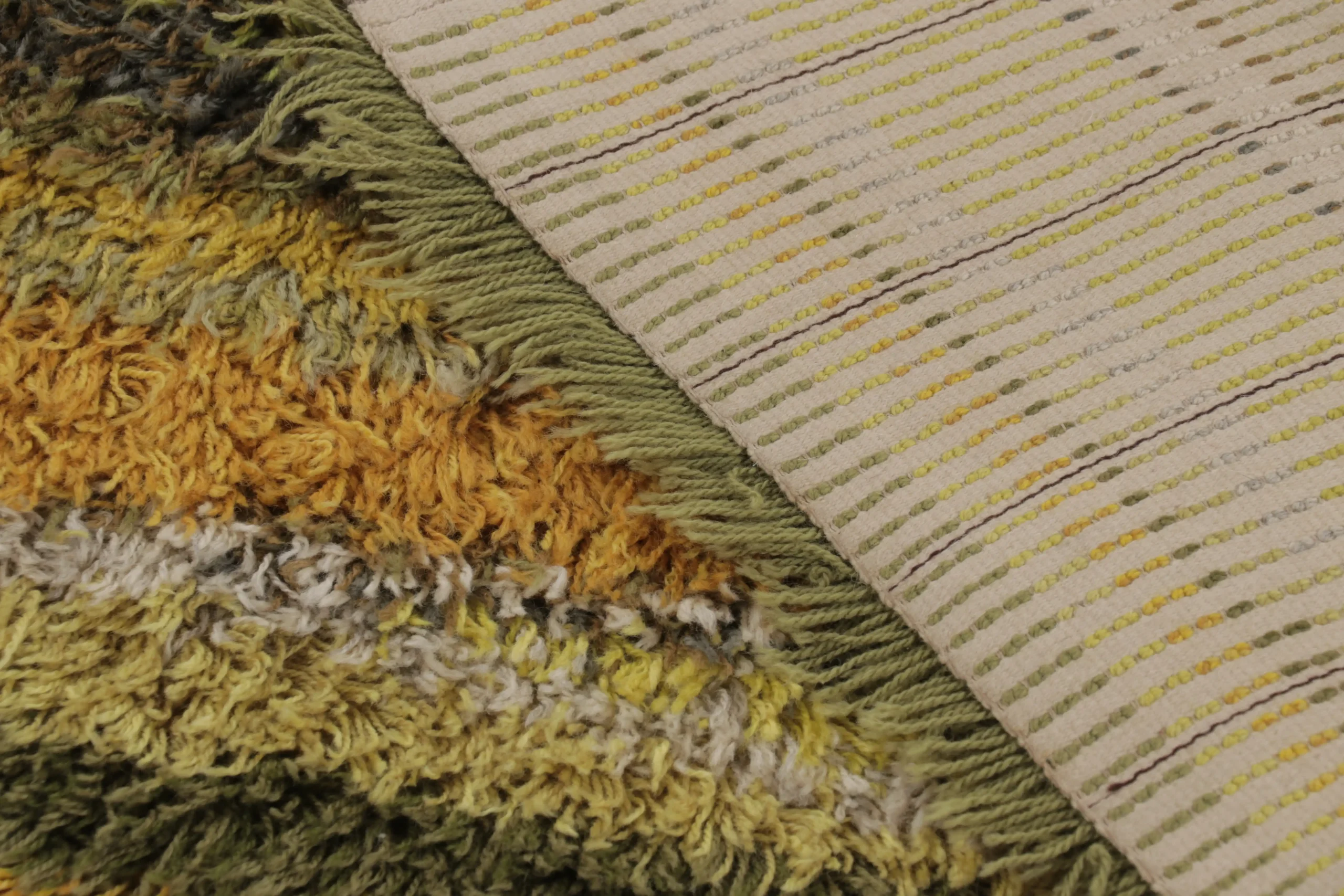 Vintage Swedish Rya Rug