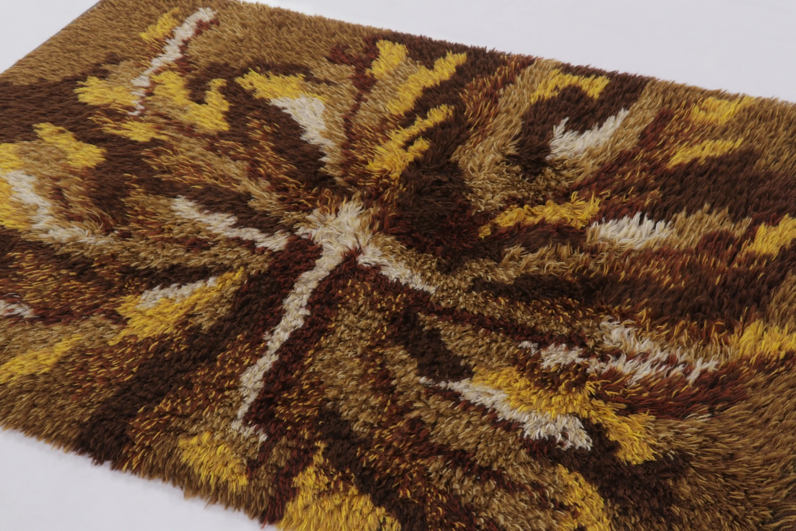 Vintage Swedish Rya Rug