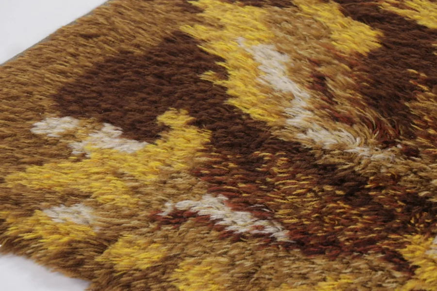 Vintage Swedish Rya Rug