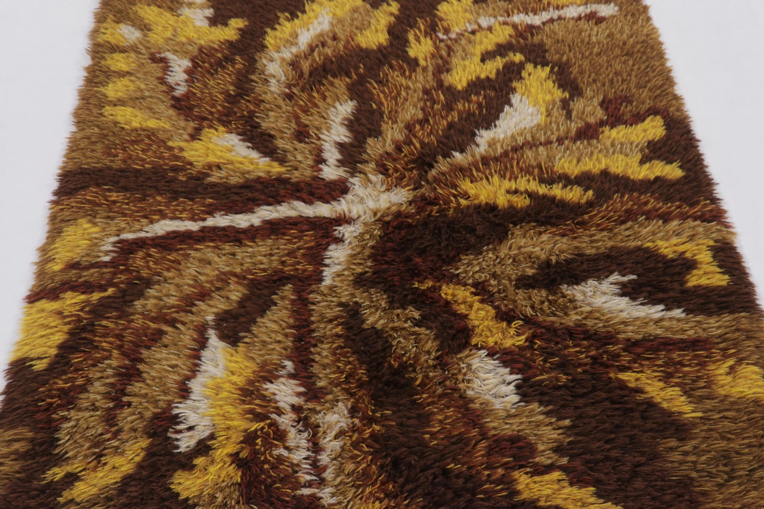 Vintage Swedish Rya Rug