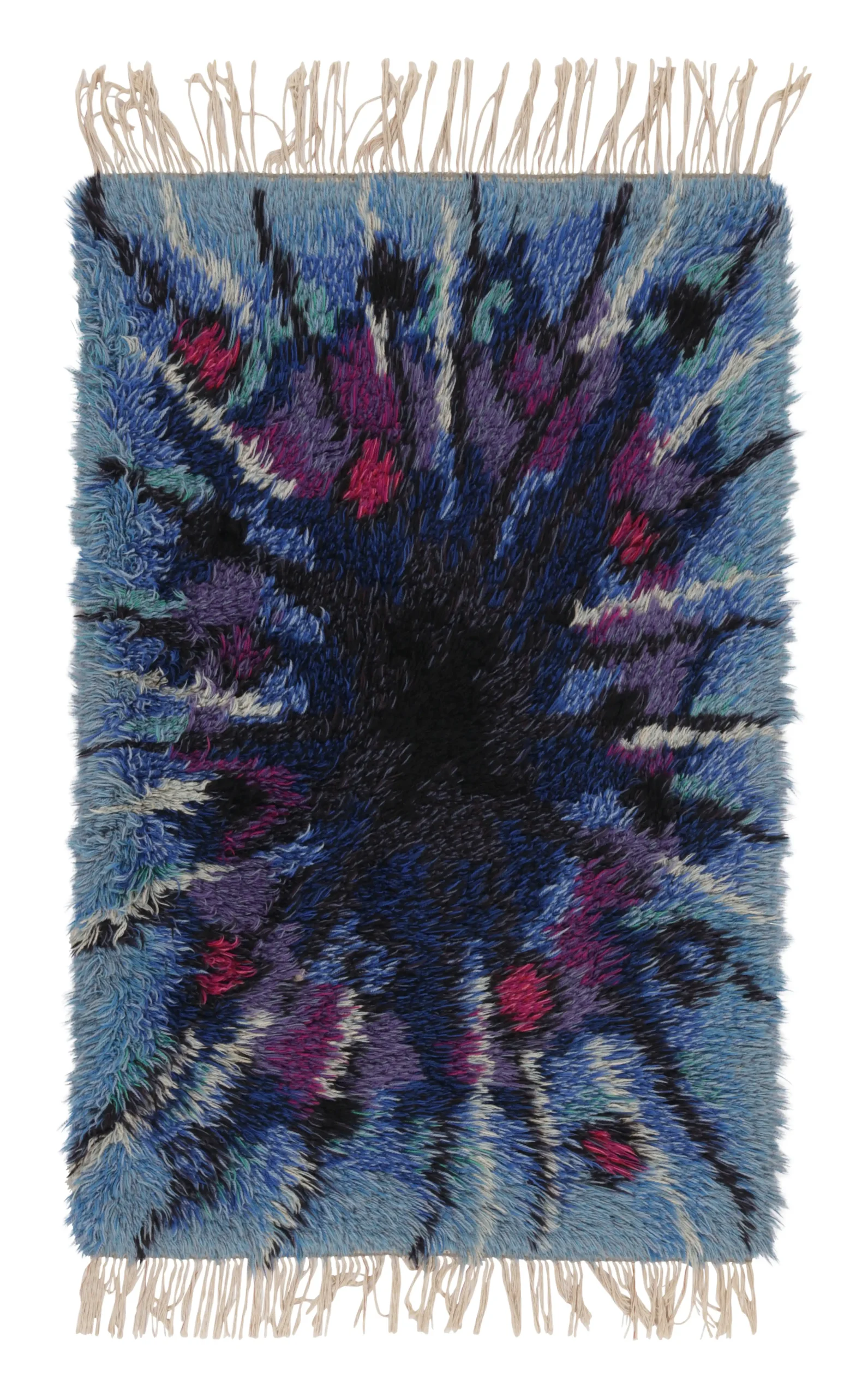 Vintage Swedish Rya Rug