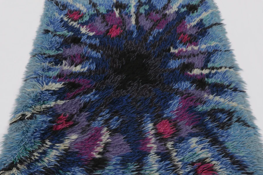 Vintage Swedish Rya Rug