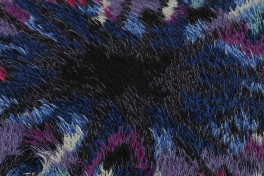 Vintage Swedish Rya Rug