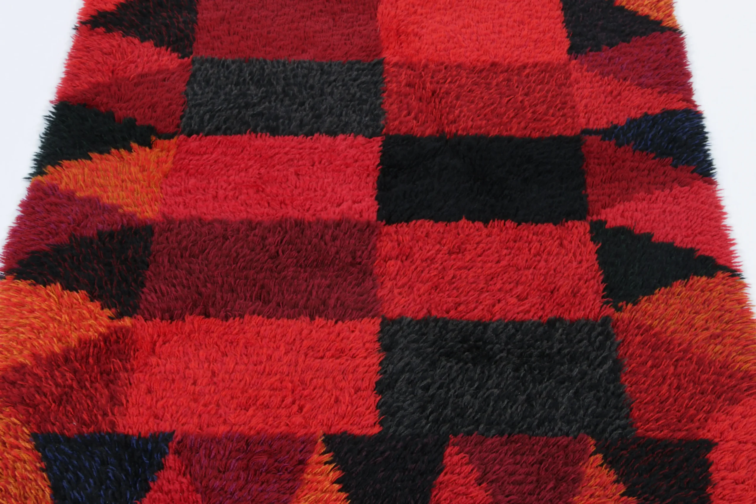 Vintage Swedish Rya Rug