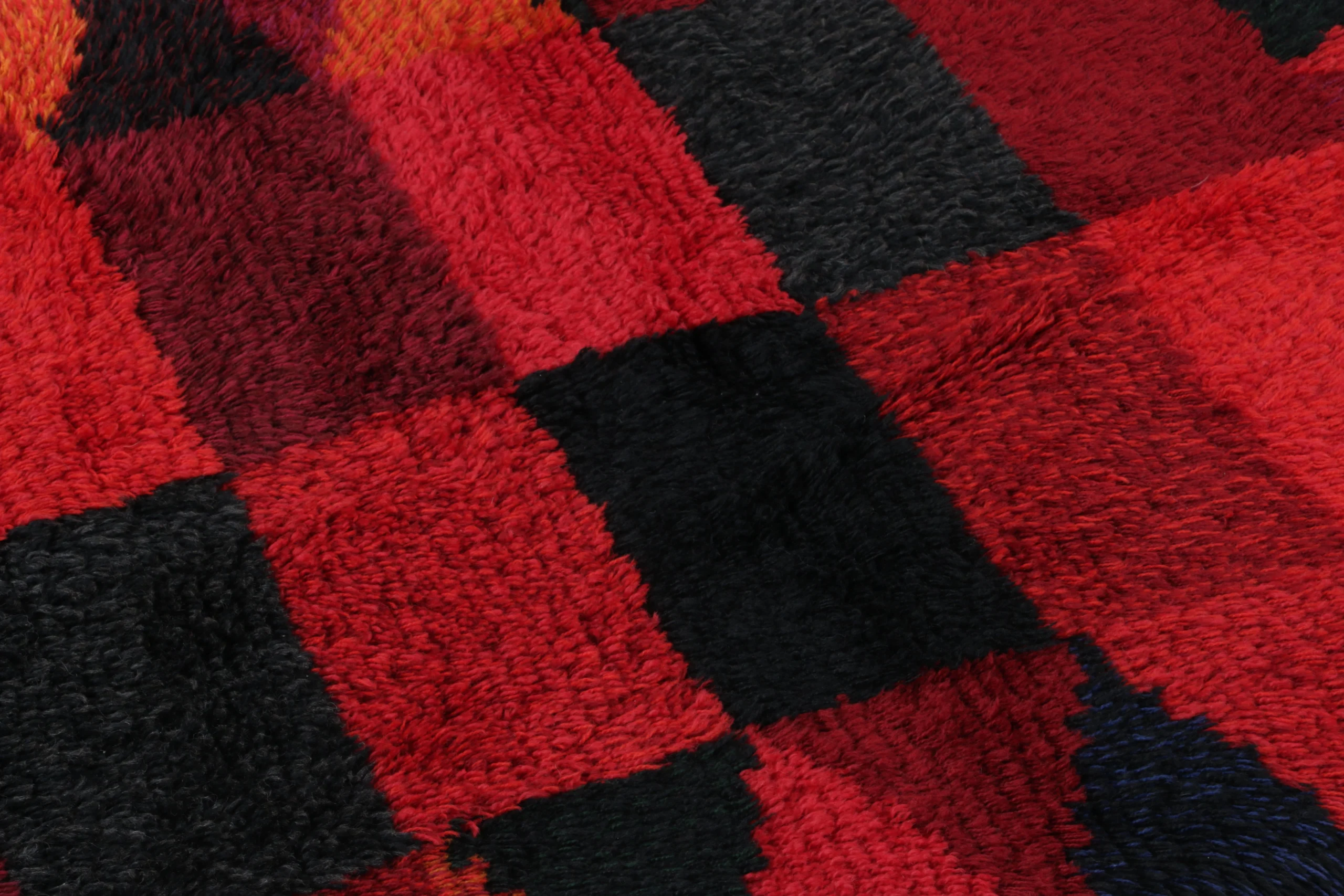 Vintage Swedish Rya Rug