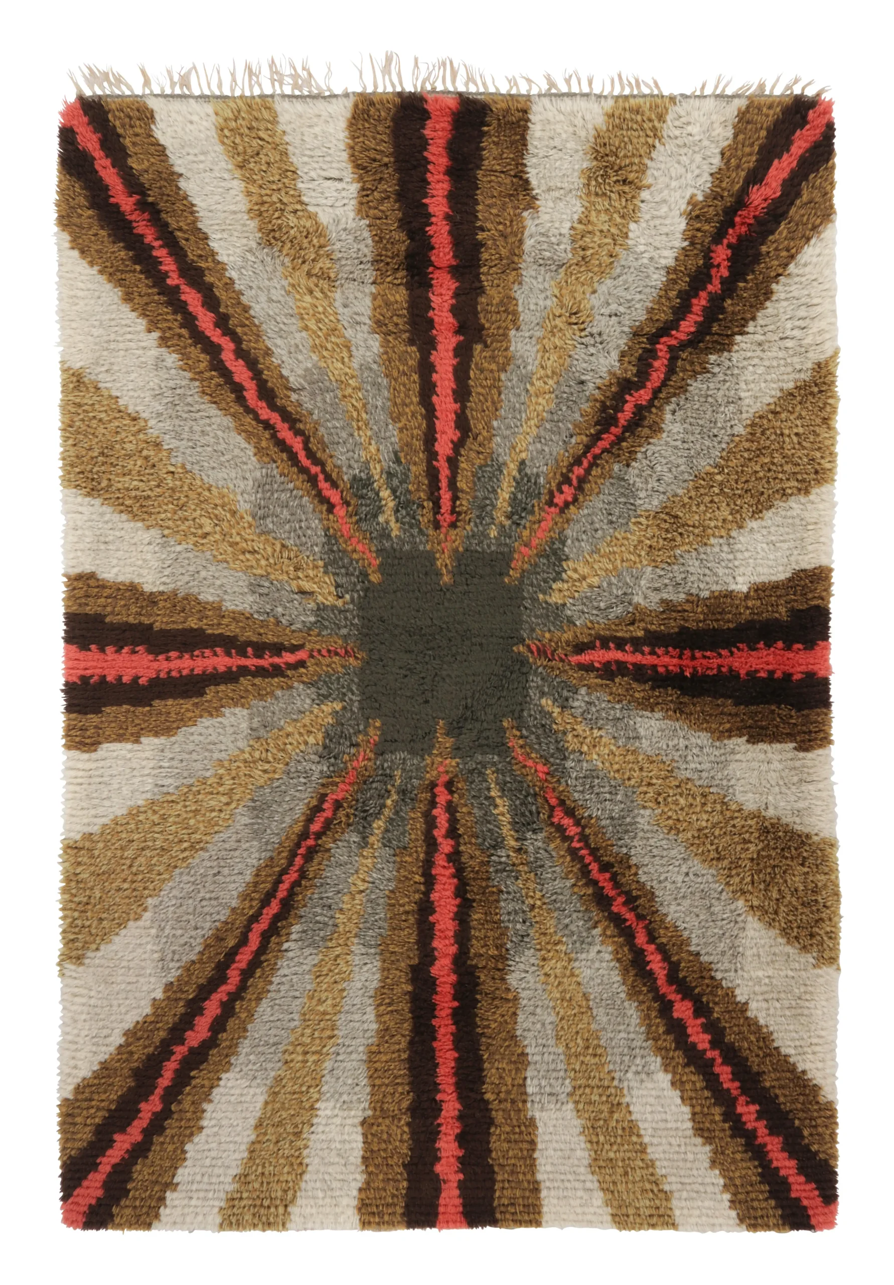 Vintage Swedish Rya Rug