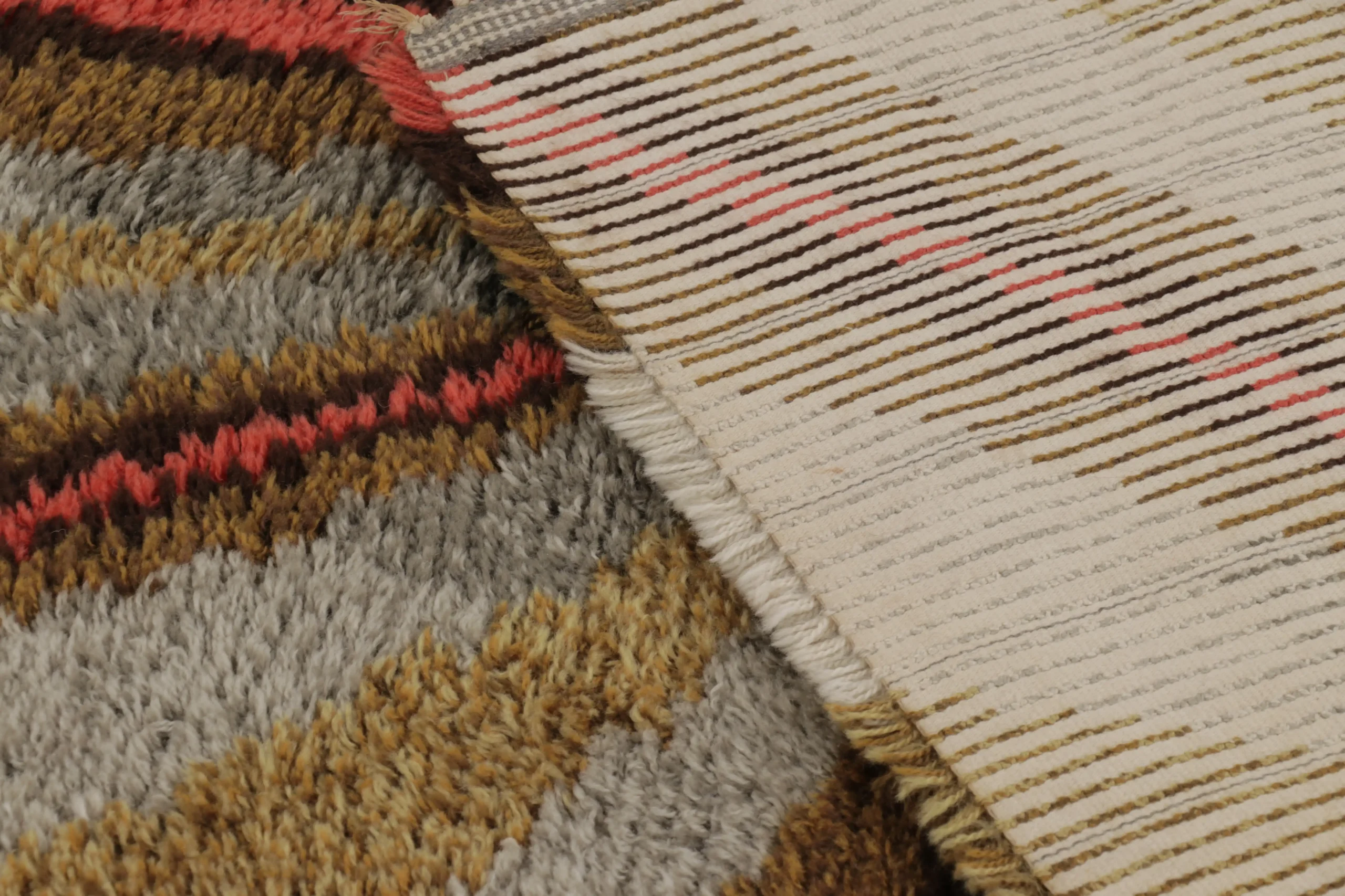 Vintage Swedish Rya Rug