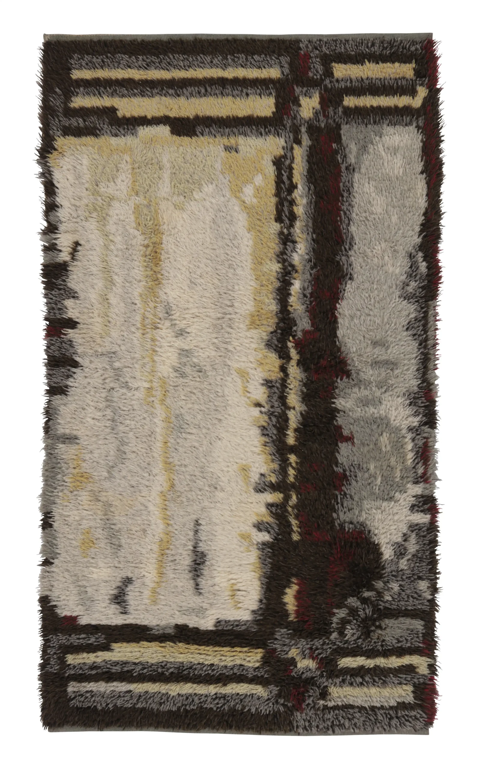 Vintage Swedish Rya Rug