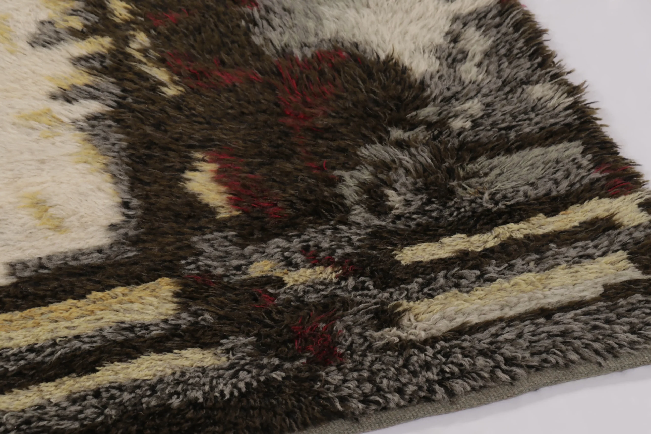 Vintage Swedish Rya Rug