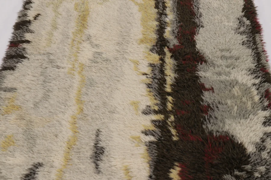 Vintage Swedish Rya Rug