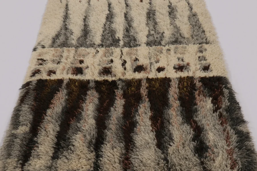 Vintage Swedish Rya Rug