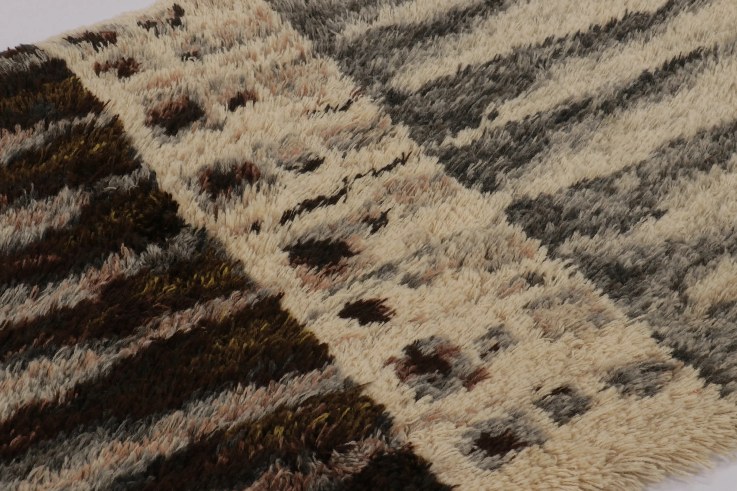 Vintage Swedish Rya Rug