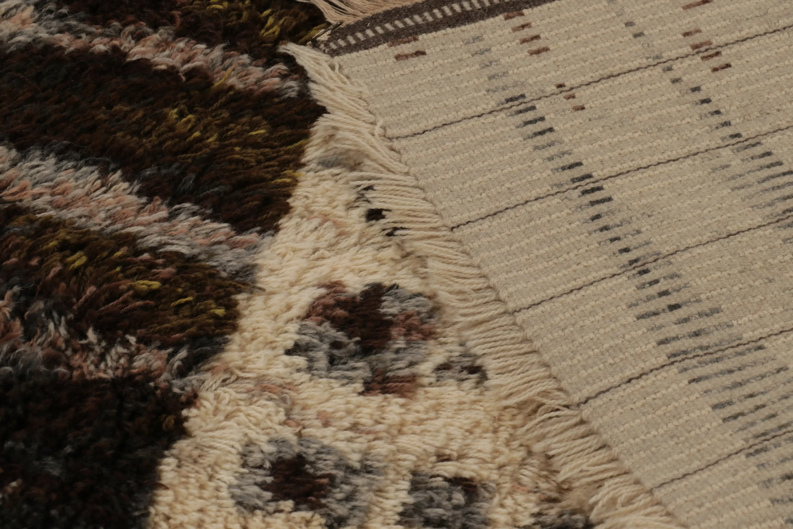 Vintage Swedish Rya Rug