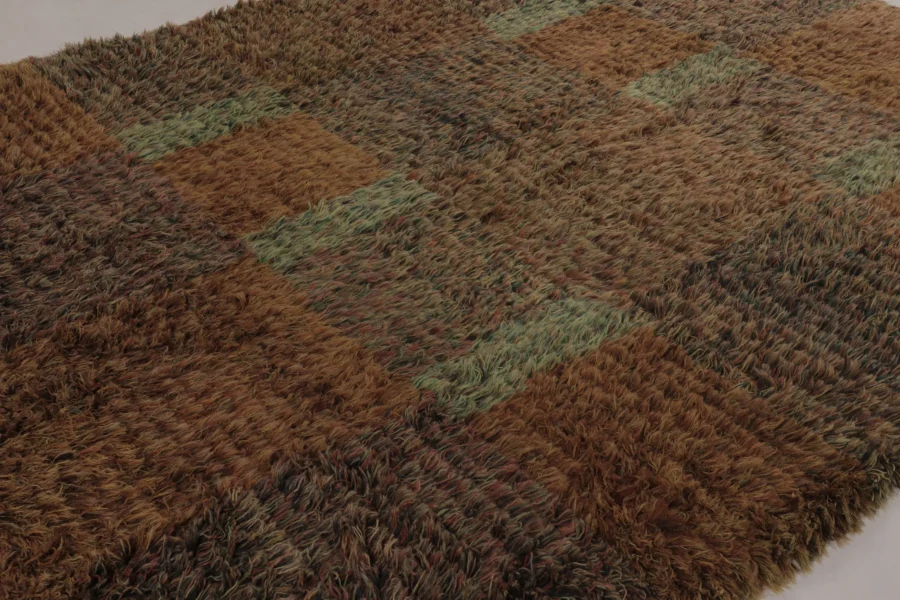 Vintage Swedish Rya Rug