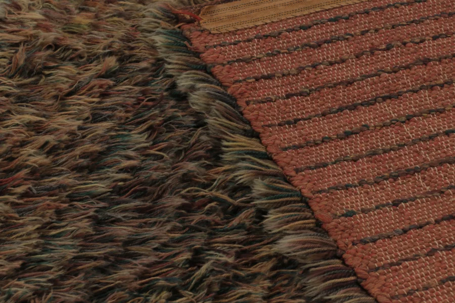 Vintage Swedish Rya Rug