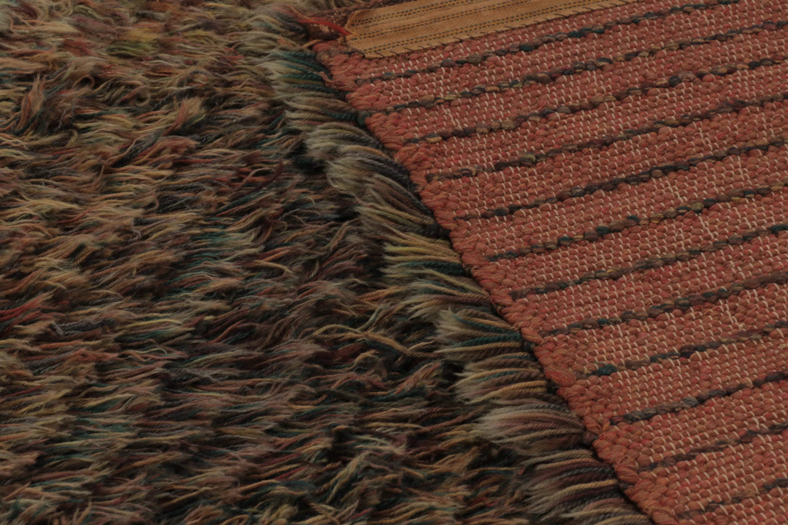Vintage Swedish Rya Rug