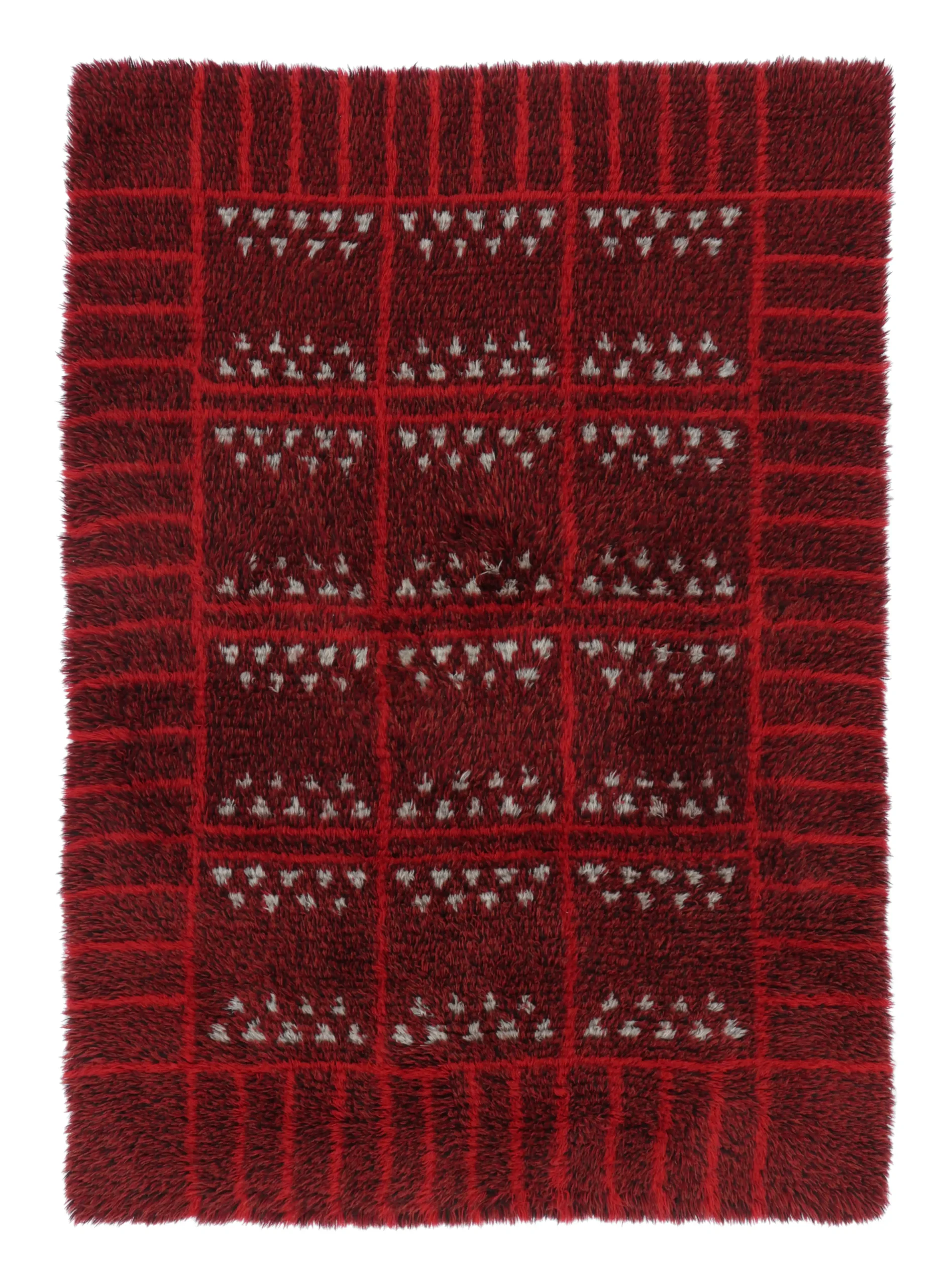 Vintage Swedish Rya Rug